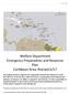Welfare Department Emergency Preparednes and Response Plan Caribbean Area, Revised 6/17