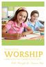 Teach Us To Pray Week 1: Worship