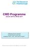 CMD Programme. Autumn 2016 to Winter Offering Christ-centred, transformative learning, engaging heart, soul, mind and strength.