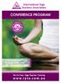 International Yoga Teachers Association CONFERENCE PROGRAM