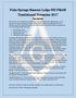 Palm Springs Masonic Lodge 693 F&AM Trestleboard November 2017