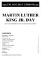 MARTIN LUTHER KING JR. DAY