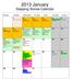 2013 January Stepping Stones Calendar