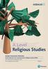 A Level Religious Studies. Sample Assessment Materials