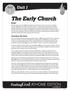 8 Unit 1. The Early Church. AT-HOME EDITION  Begin. Introduce the Saint GRADE