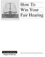 How To Win Your Fair Hearing