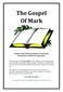 The Gospel Of Mark. A Study Guide With Introductory Comments, Summaries, And Review Questions