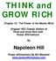 THINK and GROW RICH. Chapter 10: The Power of the Master Mind. Original 1937 Classic Edition of Think and Grow Rich with Power Affirmations