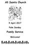 All Saints Church 9 April 2017 Palm Sunday Family Service