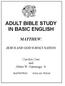 ADULT BIBLE STUDY IN BASIC ENGLISH
