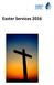 Easter Services 2016