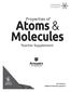 Atoms & Molecules Teacher Supplement