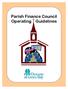 Parish Finance Council Operating Guidelines