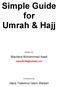 Simple Guide for Umrah & Hajj