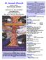St. Joseph Church May 7, 2017 Fourth Sunday of Easter