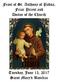 Feast of St. Anthony of Padua, Friar Priest and Doctor of the Church
