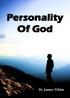Personality Of God. By James White
