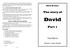 David. The story of. Part 1. Fred Morris. Written in Easy English. Bible Studies