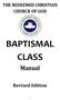 BAPTISMAL CLASS Manual