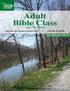 Adult Bible Class. Large-Print Edition. Editorial... 2