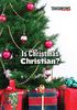 Is Christmas Christian? Living Church of God