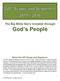 The Big Bible Story revealed through. God s People. About the GO! Scope and Sequence: