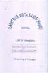 LIST OF MEMBERS OF RASHTRIYA VIDYA SAMITI(Regd.), KAITHAL. 1 Aarti W/o Sh.R. K.Jain 313, AGCR Enclave, Opp. Karkardooma Courts, Delhi