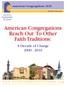 American Congregations Reach Out To Other Faith Traditions: