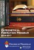 Catechetical Formation Program