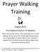 Prayer Walking Training