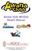 Awana Club #13342 Parent Manual