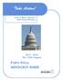 Justice & Witness Ministries Wider Church Ministries The 114th Congress. Public Policy ADVOCACY GUIDE