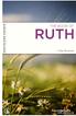 SOUTHLAND CHURCH THE BOOK OF RUTH. 5 Day Devotional. foundations daily devotional. foundations. daily devotional