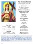 St. Helena Parish. St. Mary s Mission. Holy Mass. Confession. 36 Shaker Hill Road Enfield, NH