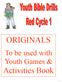 ORIGINALS. To be used with Youth Games & Activities Book