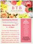 B T B. Community Dinner. Wednesday, May 17 th 5 6:30pm. Beyond The Bulletin MONTHLY NEWSLETTER OF KINGSVILLE BAPTIST CHURCH MAY 2017