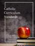 Catholic Curriculum Standards