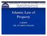 Islamic Law of Property LAB2033 DR. ZULKIFLI HASAN