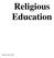 Religious Education Revised June
