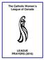 The Catholic Women s League of Canada