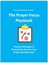 The Prayer Focus Playbook