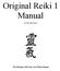 Original Reiki 1 Manual