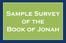 Sample Survey of the Book of Jonah