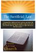 The Sacrificial Law. Church. Living