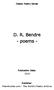D. R. Bendre - poems -