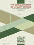 The Global Journal of Literary Studies I Volume II, Issue II I May 2016 ISSN :