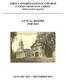 FIRST CONGREGATIONAL CHURCH UNITED CHURCH OF CHRIST WISCASSET, MAINE ANNUAL REPORT FOR 2013