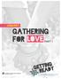JANUARY: gathering for LOVE PART 1. getting ready. A Youth Ministry Curriculum ramping up for the 2018 ELCA Youth Gathering
