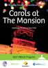 Carols at The Mansion