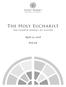 The Holy Eucharist the fourth sunday of easter